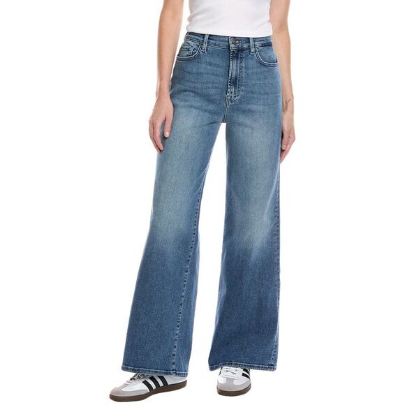 7 For All Mankind Denim - 7 For All Mankind Womens  Ultra High-Rise Jo Yorktown Jean, Blue